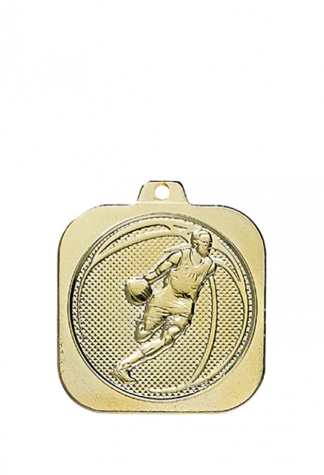 Médaille 35 x 35 mm Basket  - DK03