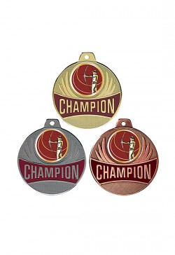 Médaille Ø 50 mm Tir à l'arc - CX02
