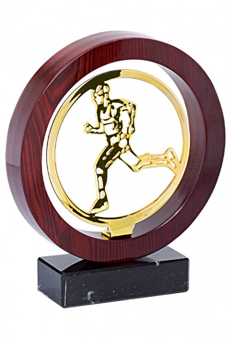 Trophée Bois Métal Boule & Pétanque JX05