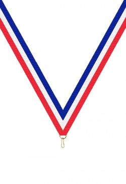 Ruban Médaille  Bleu/Blanc/Rouge  : 6021