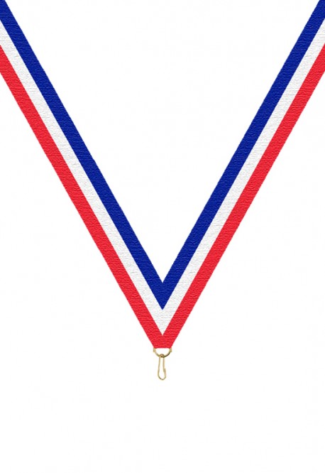 Ruban Médaille  Bleu/Blanc/Rouge  : 6021