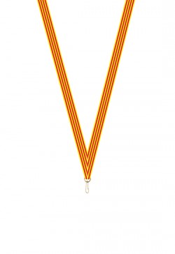 Ruban Médaille  Jaune/Rouge  : 6032-1