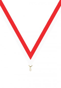 Ruban Médaille  Rouge/Blanc  : 6035