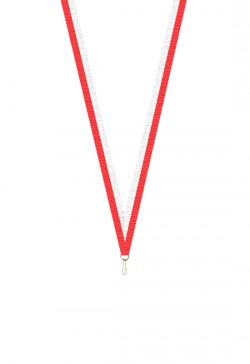 Ruban Médaille  Rouge/Blanc  : 6035-1