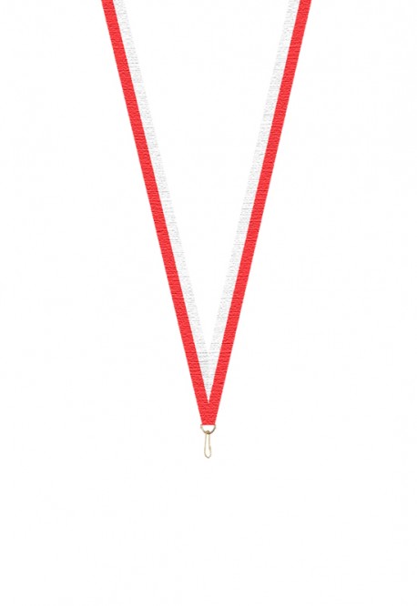 Ruban Médaille  Rouge/Blanc  : 6035-1