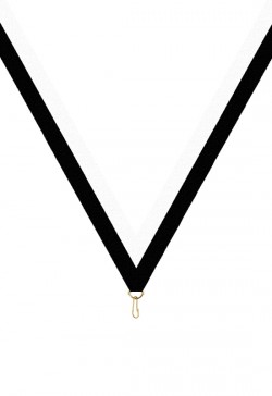 Ruban Médaille  Banc/Noir  : 6038