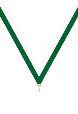 Ruban Médaille  Blanc/Vert  : 6039