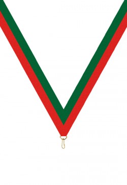 Ruban Médaille  Vert/Rouge  : 6042