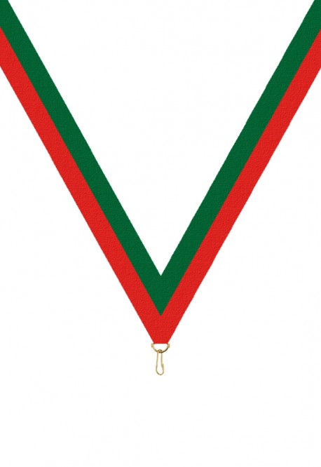 Ruban Médaille  Vert/Rouge  : 6042