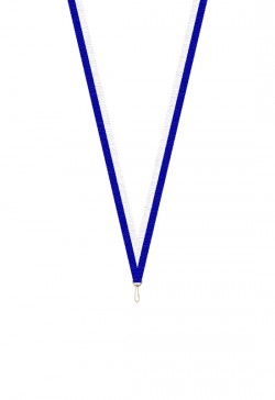 Ruban Médaille  Blanc/Bleu  : 6043-1