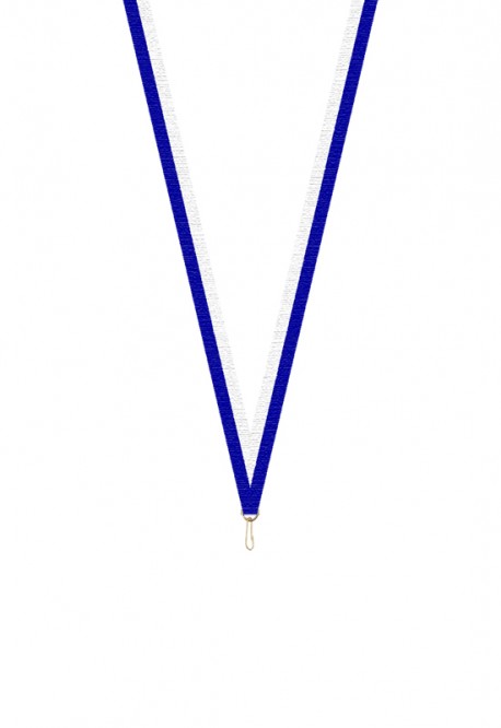 Ruban Médaille  Blanc/Bleu  : 6043-1