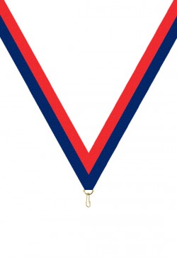 Ruban Médaille  Rouge/Bleu  : 6044