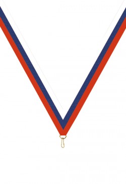 Ruban Médaille  Rouge/Bleu/Blanc : 6049