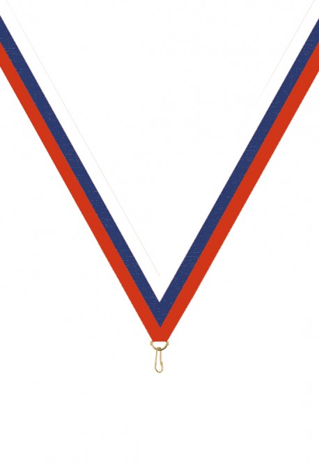 Ruban Médaille  Rouge/Bleu/Blanc : 6049