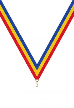 Ruban Médaille  Rouge/Jaune/Bleu : 6057