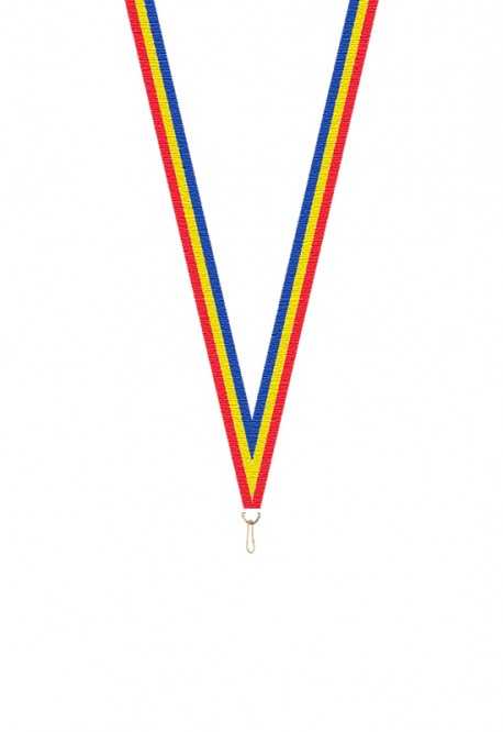 Ruban Médaille  Rouge/Jaune/Bleu : 6057-1