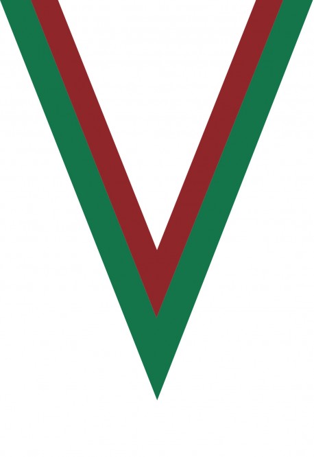 Ruban Médaille  Vert/Rouge  : 6042