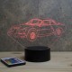 Lampe illusion 3D Alpine Renault A110 berlinette