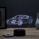 Lampe illusion 3D Alpine Renault A310