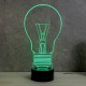 Lampe illusion 3D Ampoule Bulbe