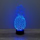 Lampe illusion 3D Ananas