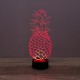 Lampe illusion 3D Ananas