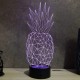 Lampe illusion 3D Ananas Origami