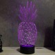 Lampe illusion 3D Ananas Origami