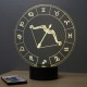 Lampe illusion 3D Astrologie Sagittaire