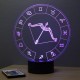 Lampe illusion 3D Astrologie Sagittaire