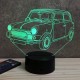 Lampe illusion 3D Austin Mini