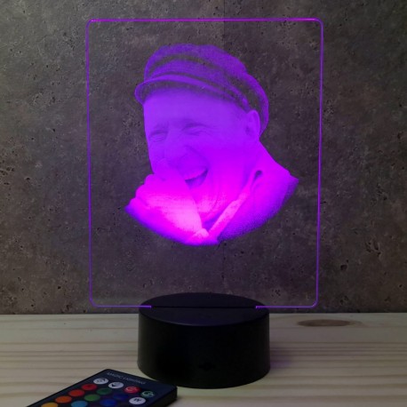 Lampe illusion 3D Bourvil