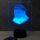 Lampe illusion 3D Bourvil