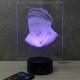 Lampe illusion 3D Bourvil