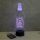 Lampe illusion 3D bouteille de Whisky