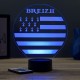 Lampe illusion 3D Bretagne Breizh