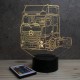 Lampe illusion 3D Camion Mercedes Actros