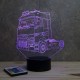 Lampe illusion 3D Camion Renault Magnum