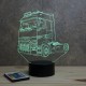 Lampe illusion 3D Camion Renault Magnum