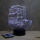 Lampe illusion 3D Camion Renault Magnum