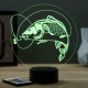 Lampe illusion 3D Carpe