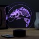 Lampe illusion 3D Carpe