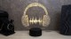 Lampe illusion 3D Casque DJ