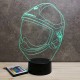 Lampe illusion 3D Casque pompier F1-XF