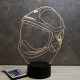 Lampe illusion 3D Casque pompier F1-XF