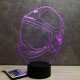 Lampe illusion 3D Casque pompier F1-XF