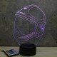 Lampe illusion 3D Casque pompier F1-XF