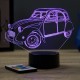 Lampe illusion 3D CitroÃ«n 2CV