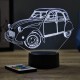 Lampe illusion 3D CitroÃ«n 2CV