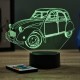 Lampe illusion 3D CitroÃ«n 2CV